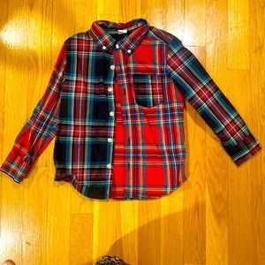 Baby Gap plaid button down shirt